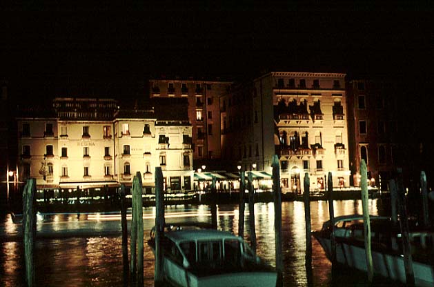 Italy - Venice Photos - Canal Grande at Night