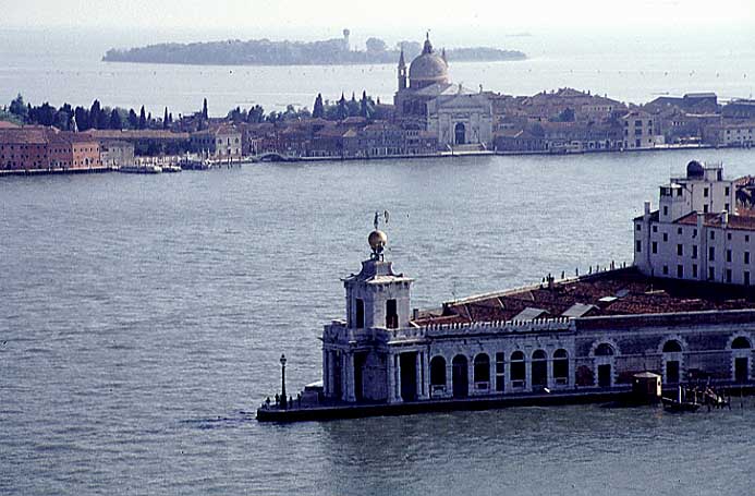 Italy - Venice Photos - Punta della Dogana - seen from the Campanile