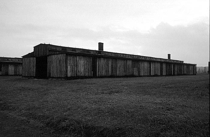 Poland photos - Auschwitz I I Birkenau - Quarantine Barrack - b&w