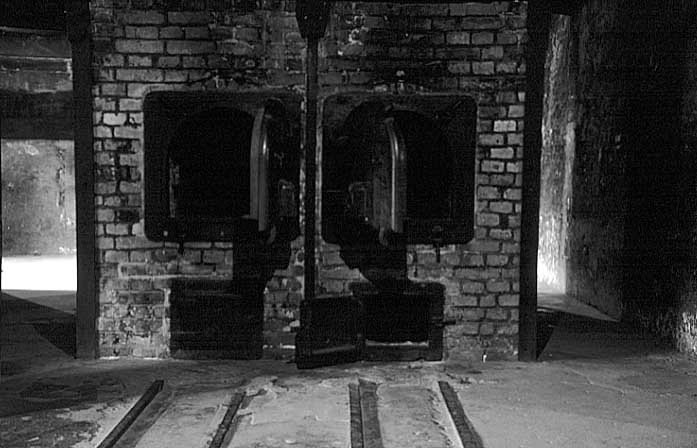 Poland photos - Auschwitz I - Crematorium - b&w