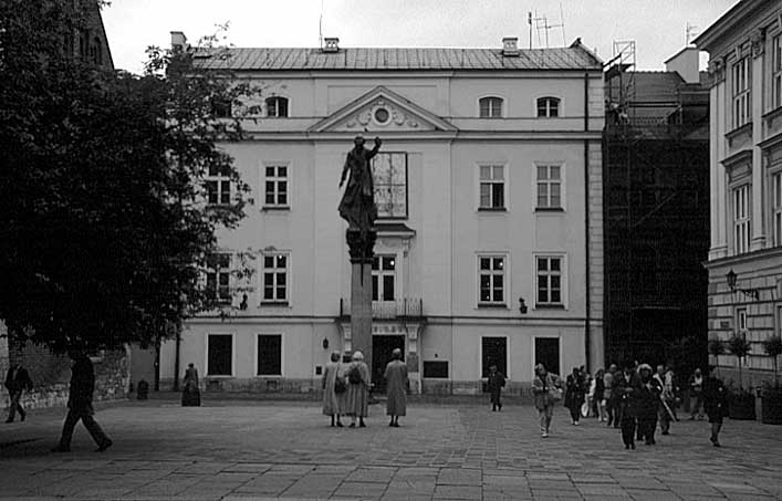 Poland photos - Krakow - Old Town - b&w