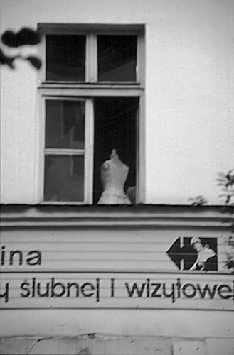 Poland photos - Krakow - Old Town - b&w
