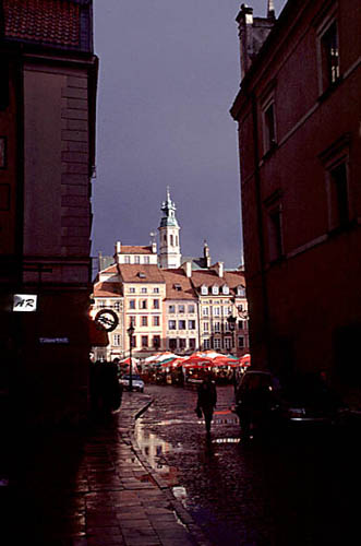 Poland photos - Warsaw - Rynek - color