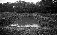 Auschwitz I Main Camp photos - Execution Courtyard - Black Wall close-up