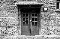 Auschwitz I Main Camp photos - Execution Courtyard - Block 10 entrance