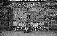 Auschwitz I Main Camp photos - Execution Courtyard - Black Wall