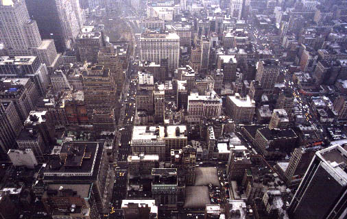 New York City photos -Empire State Building - View to the South
