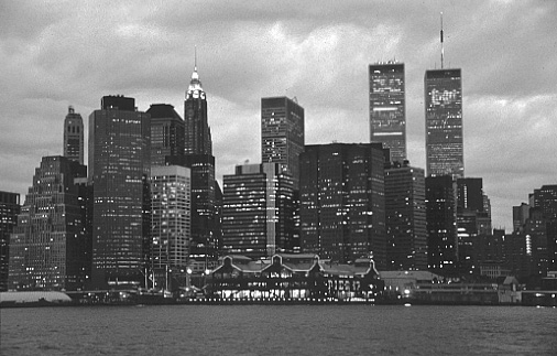 new york city at night black and white. New York City photos