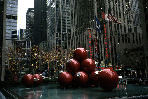 New York City photos -Rockefeller Center - Christmas Decoration